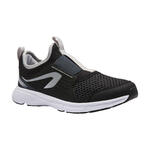 KIDS' ATHLETICS SHOES RUN SUPPORT EASY - BLACK/GREY