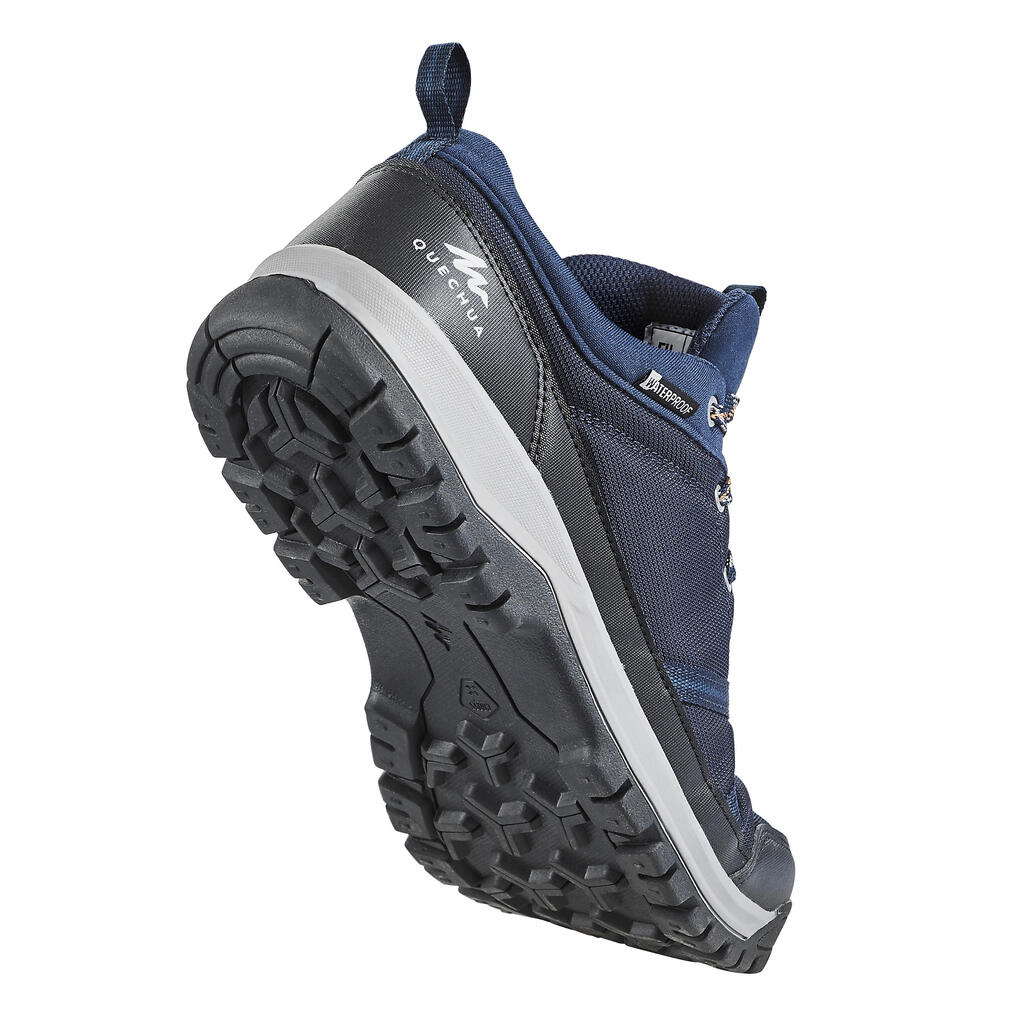 Men's waterproof walking shoes - NH150 Blue