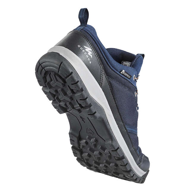 QUECHUA NH150 Mens Waterproof Walking Shoe Blue