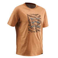 NH500 Men's Country Walking T-Shirt - Hazelnut