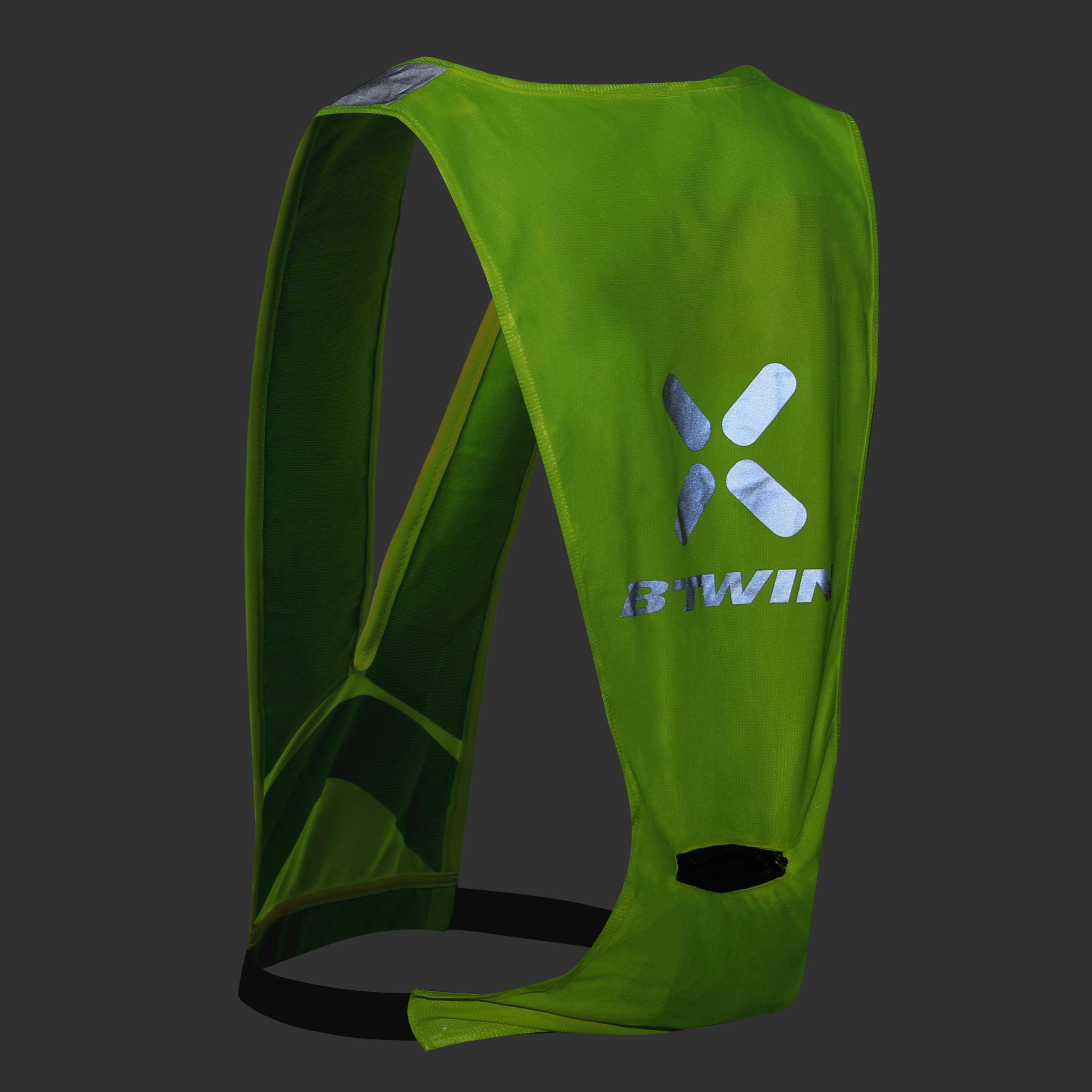 Cycling High Visibility Pocket Vest 500 -  4