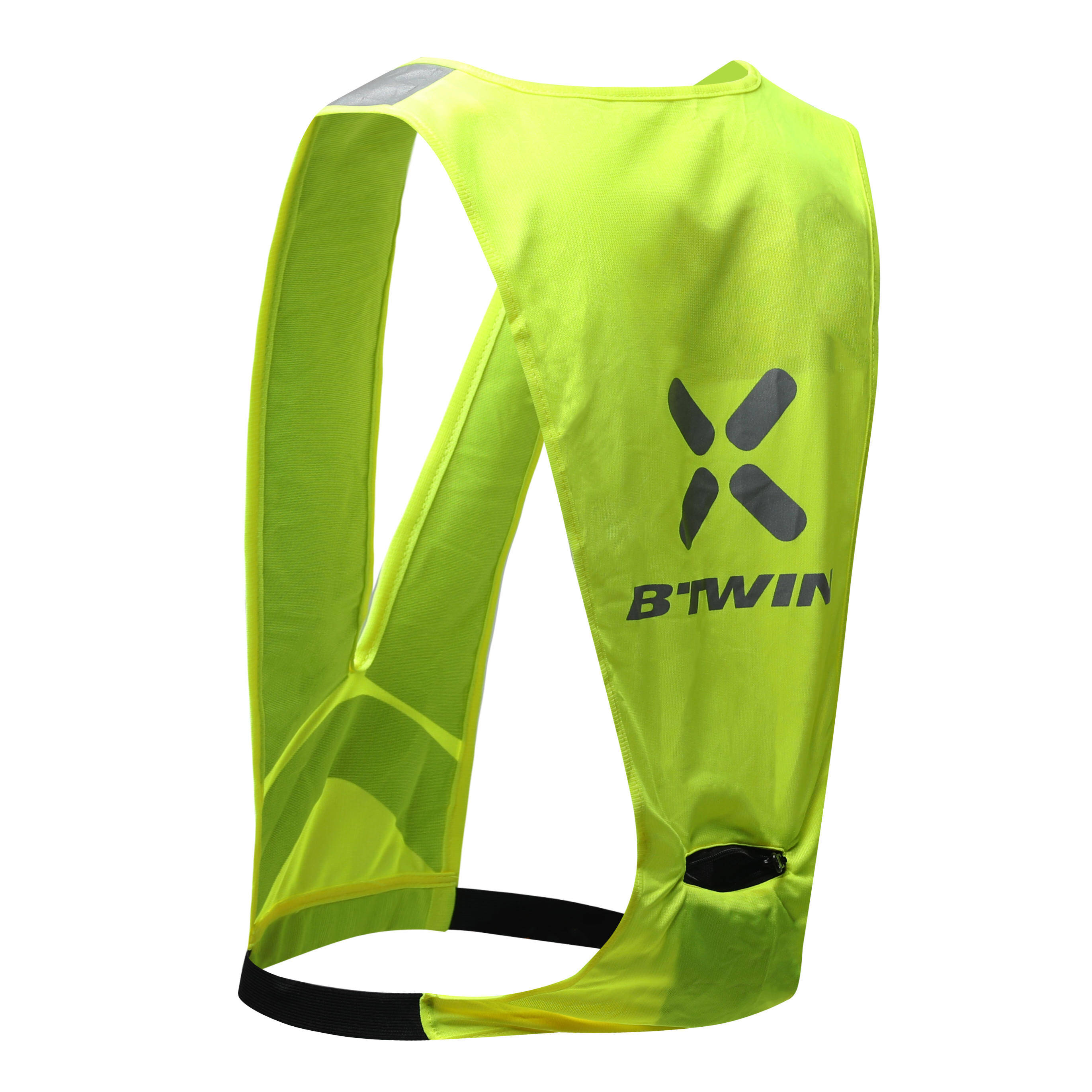 Cycling High Visibility Pocket Vest 500 -  2