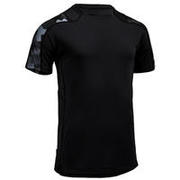 MAJICA KRATKIH RUKAVA ZA KARDIO FITNESS FTS 500 CRNA