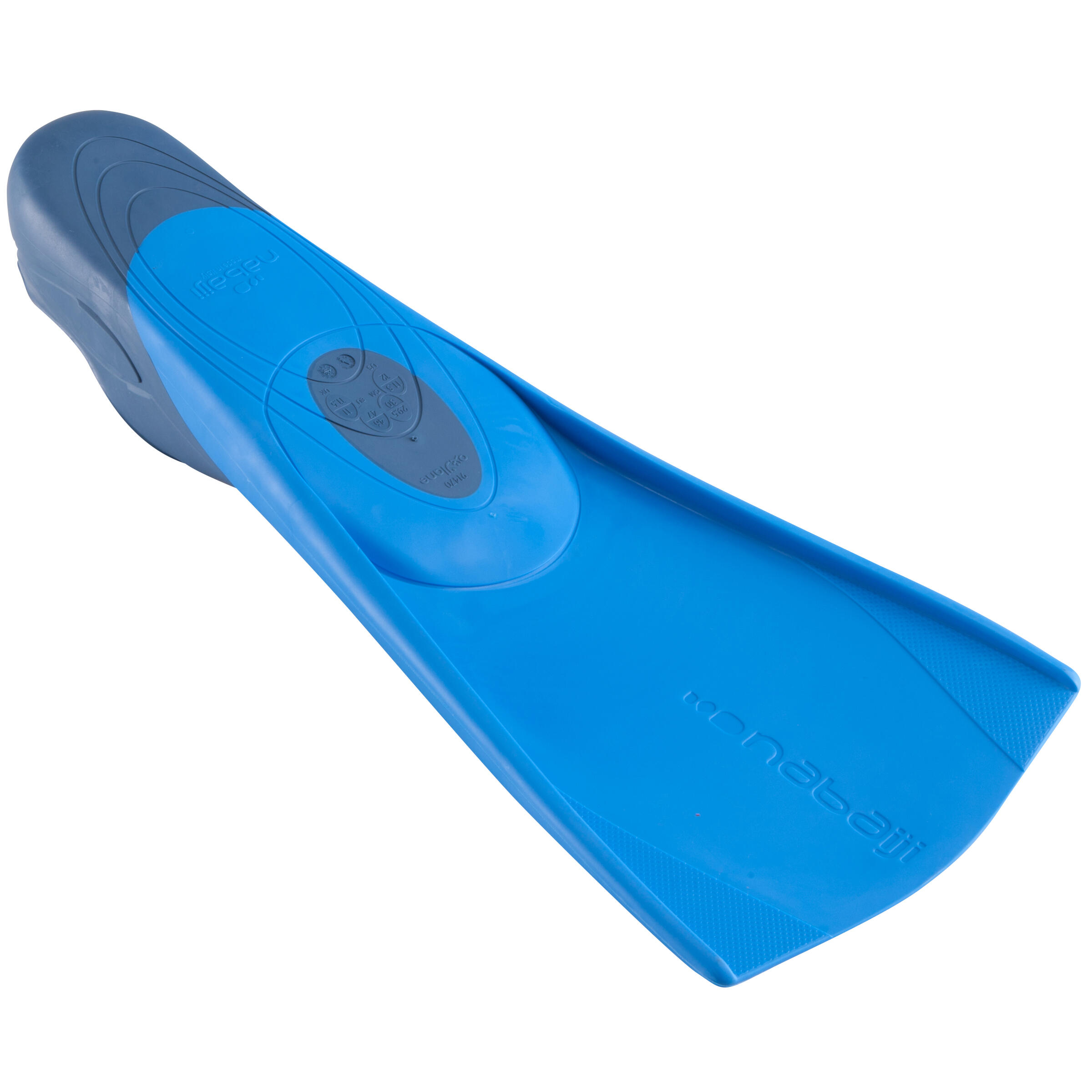Trainfins Long Swim Fins - Blue Blue 3/6