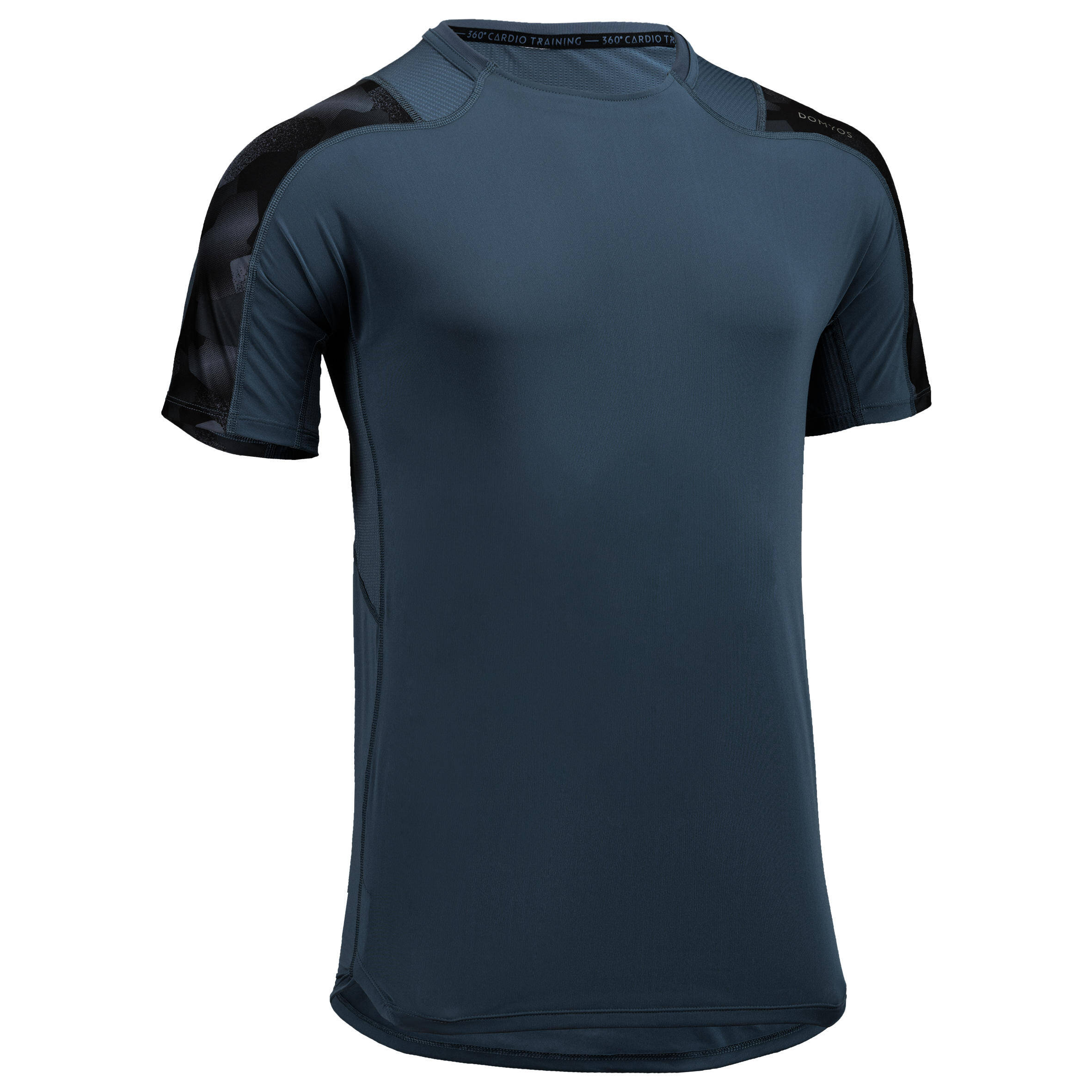 FTS 500 Cardio Fitness T-Shirt - Grey AOP -  1