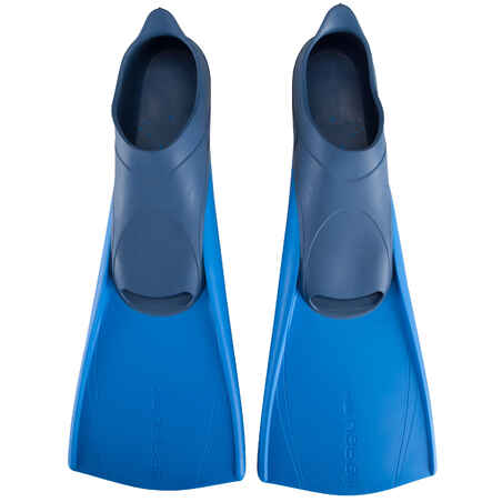 Trainfins Long Swim Fins - Blue Blue