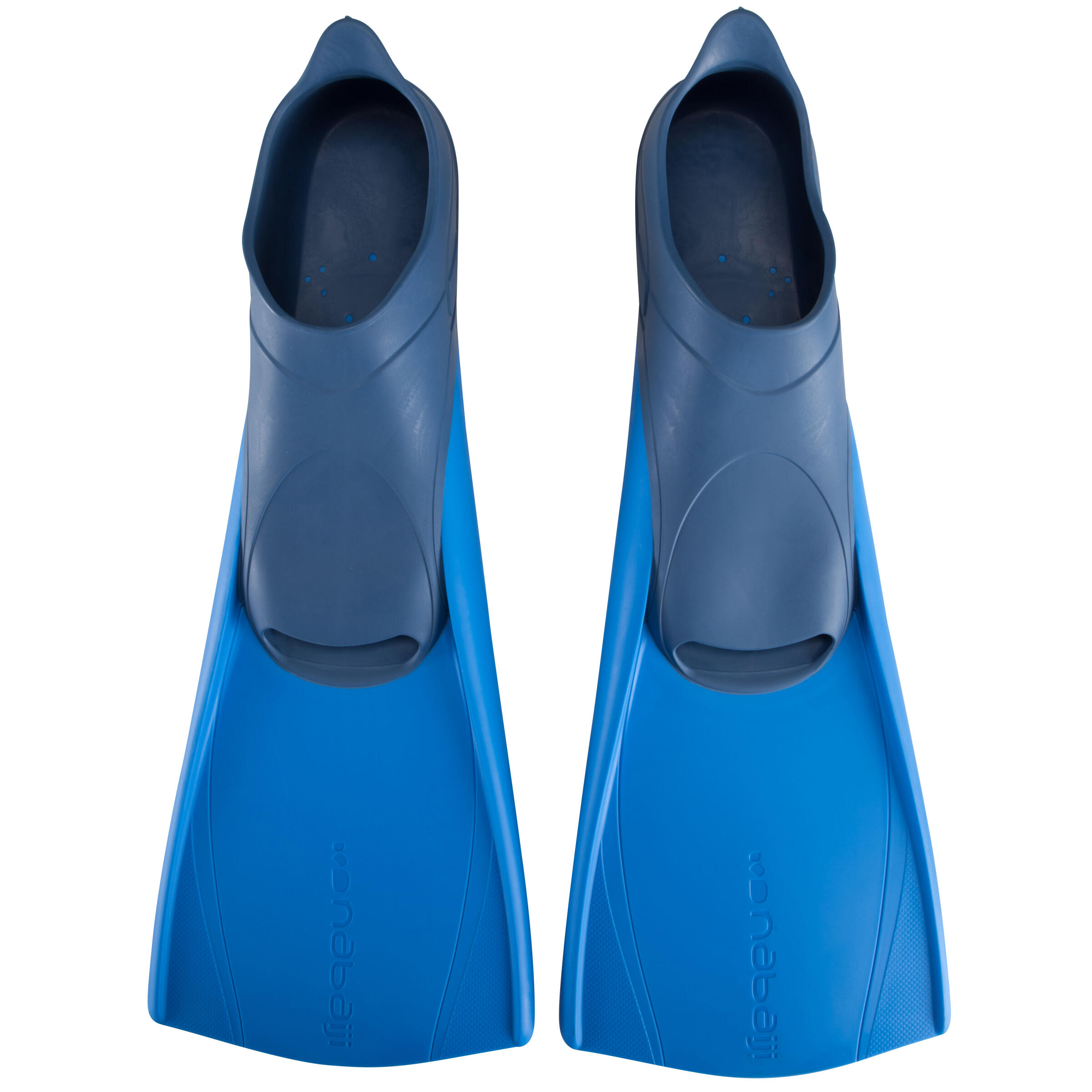 Trainfins Long Swim Fins - Blue Blue 2/6