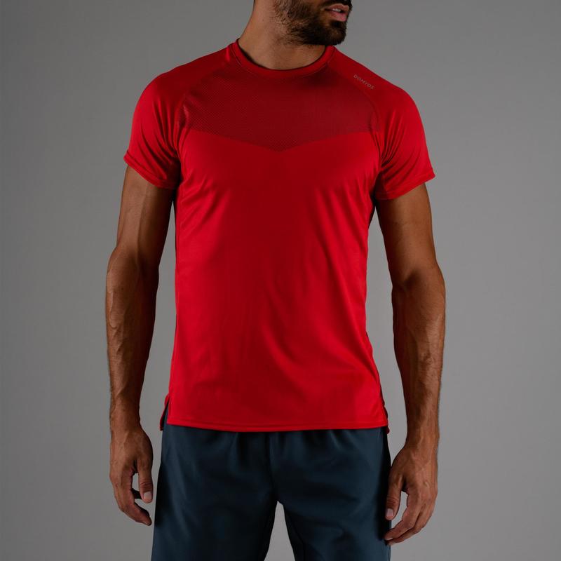 decathlon red t shirt