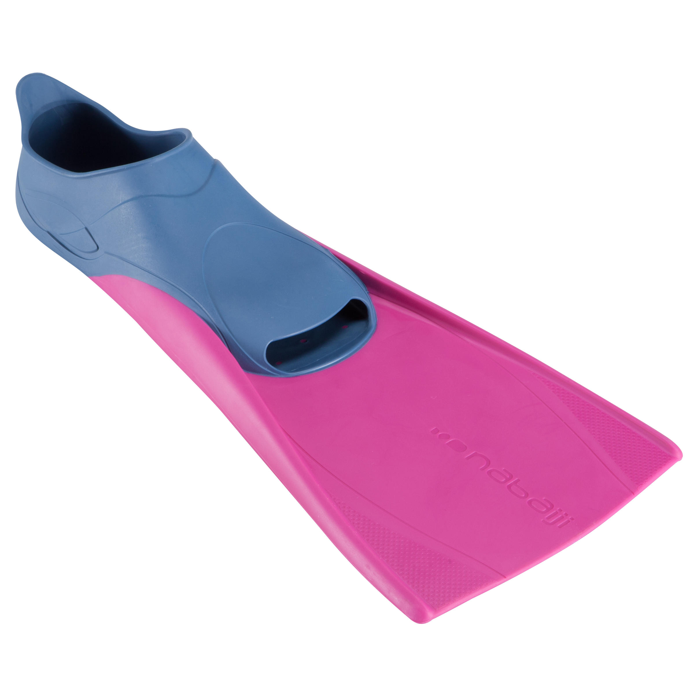 Trainfins Long Swim Fins - Pink Blue - Decathlon