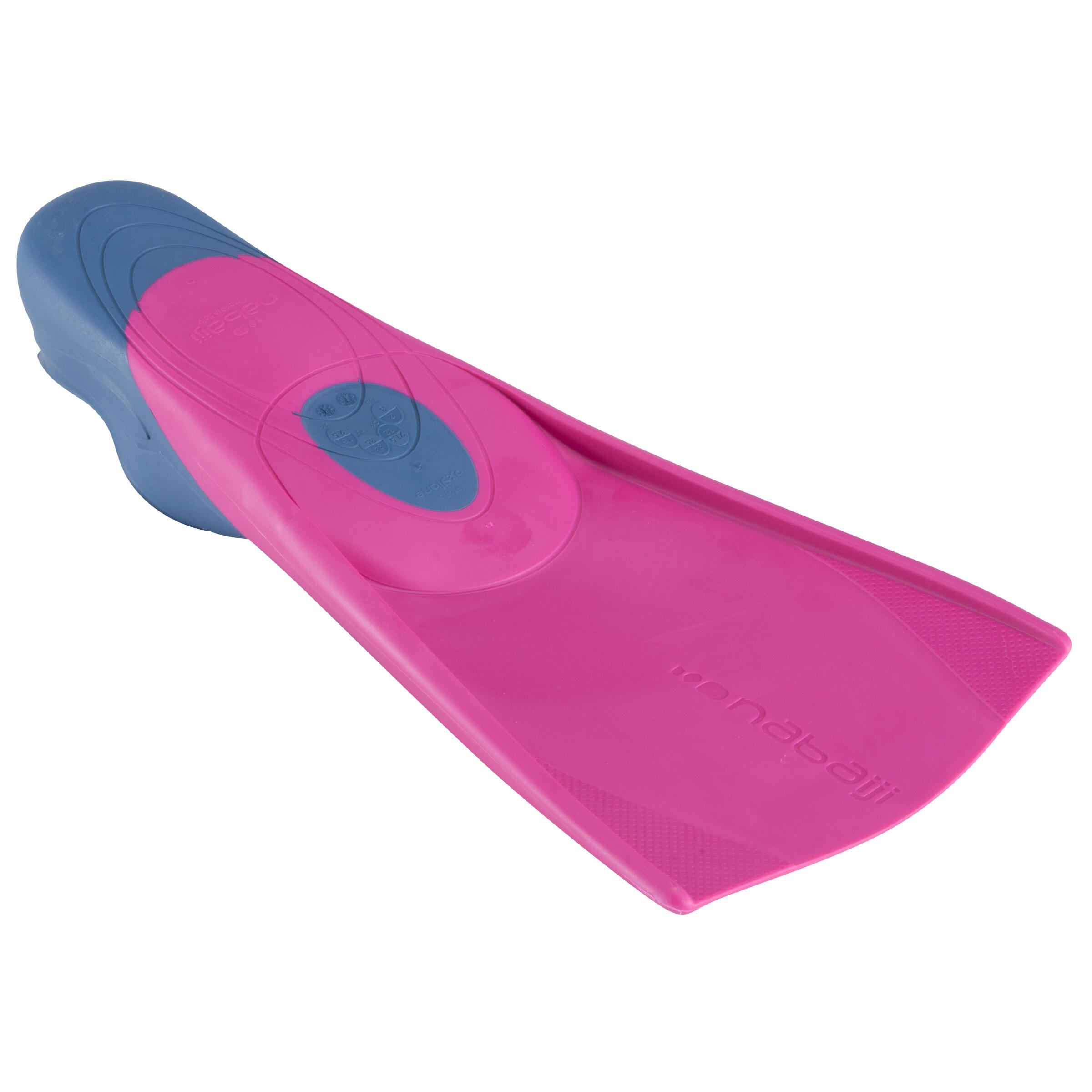 Trainfins Long Swim Fins - Pink Blue 3/6