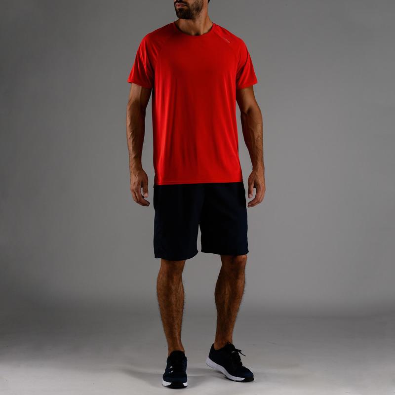 red gym t shirt