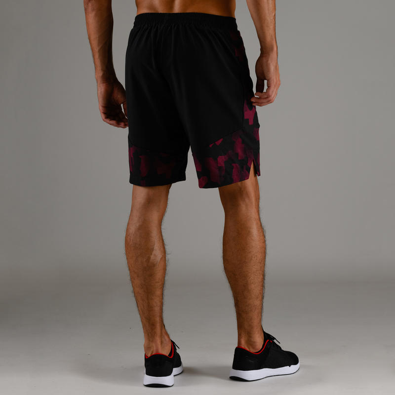 500 Fitness Kardiyo Sortu Erkek Bordo Siyah Domyos By Decathlon