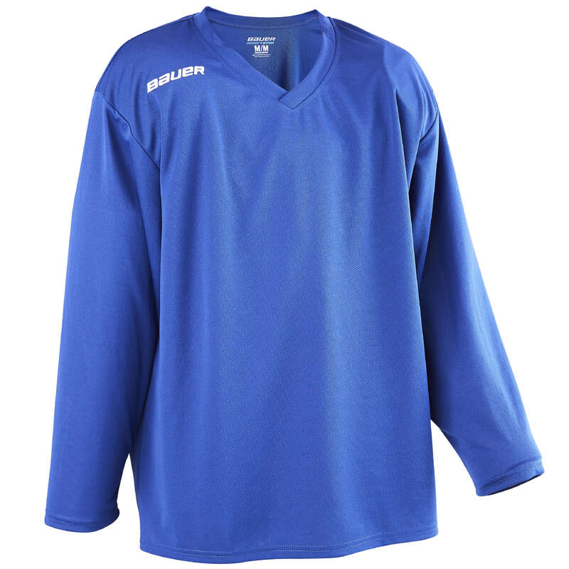 BAUER B200 SR Hockey Jersey Blue Decathlon