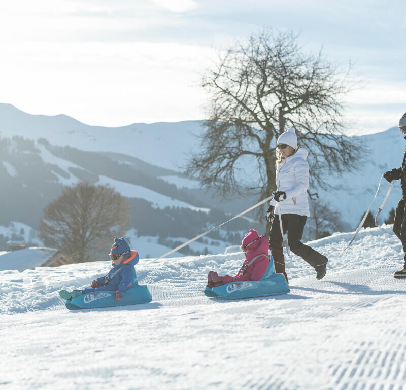 5 sledging resorts in Haute Savoie