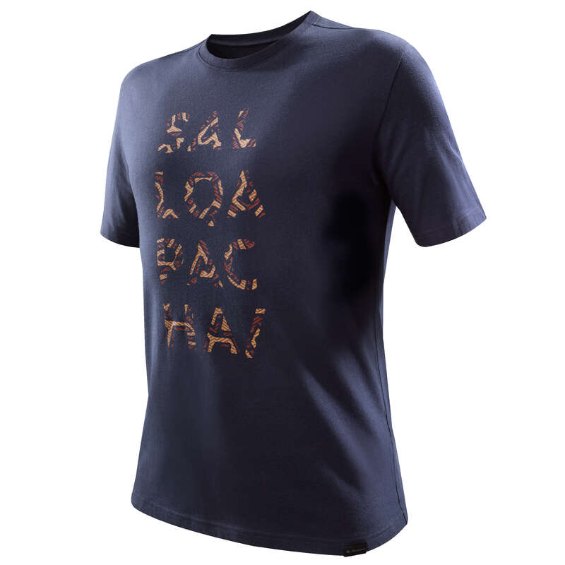 MEN NATURE HIKING SHORTS/T-SHIRTS Hiking - NH500 Men's Pullover - Navy QUECHUA - Hiking Clothes