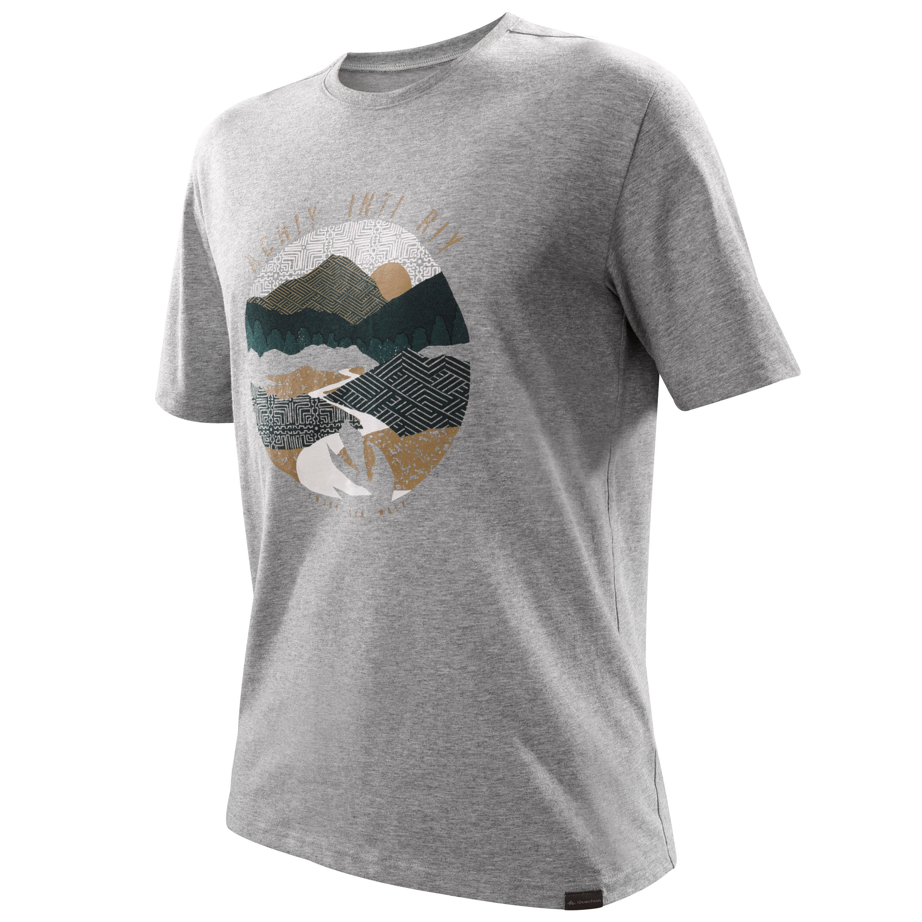 Men's NH500 off-road hiking T-shirt -  2