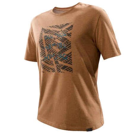 NH500 Men's Country Walking T-Shirt - Hazelnut