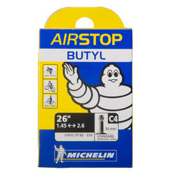 CHAMBRE A AIR 26x1.45/2.60 VALVE SCHRADER 34 MM