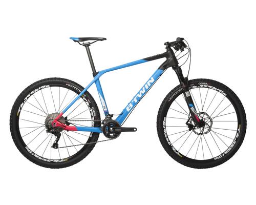 MTB RAFAL 760 BLAUW/ZWART/ROZE B'TWIN