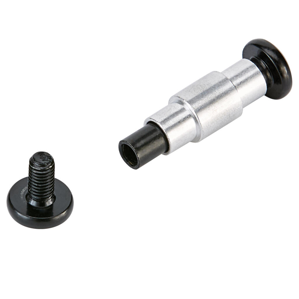 Paquete 8+1 tornillos y 8 separadores de patines PLATINA DE PLÁSTICO EJES 6 mm