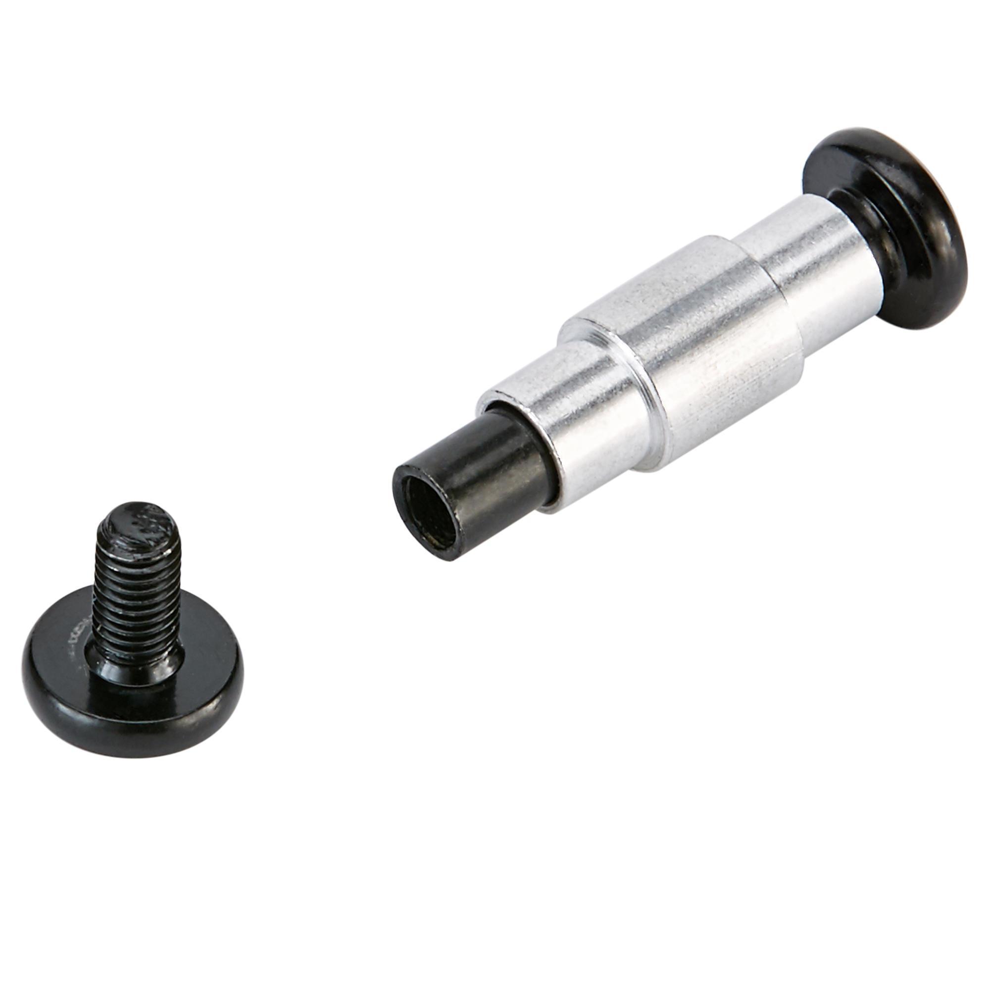 In-line roller hardware pack: 8+1 screws and spacers PLASTIC PLATINUM 6mm AXLES