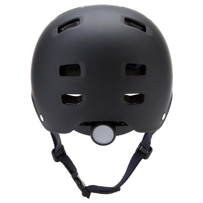 Helm voor inlineskaten skateboarden steppen MF500 zwart/blauw