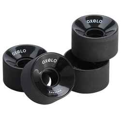 Adult Quad Skate Wheels 60 mm/82A 4-Pack - Black