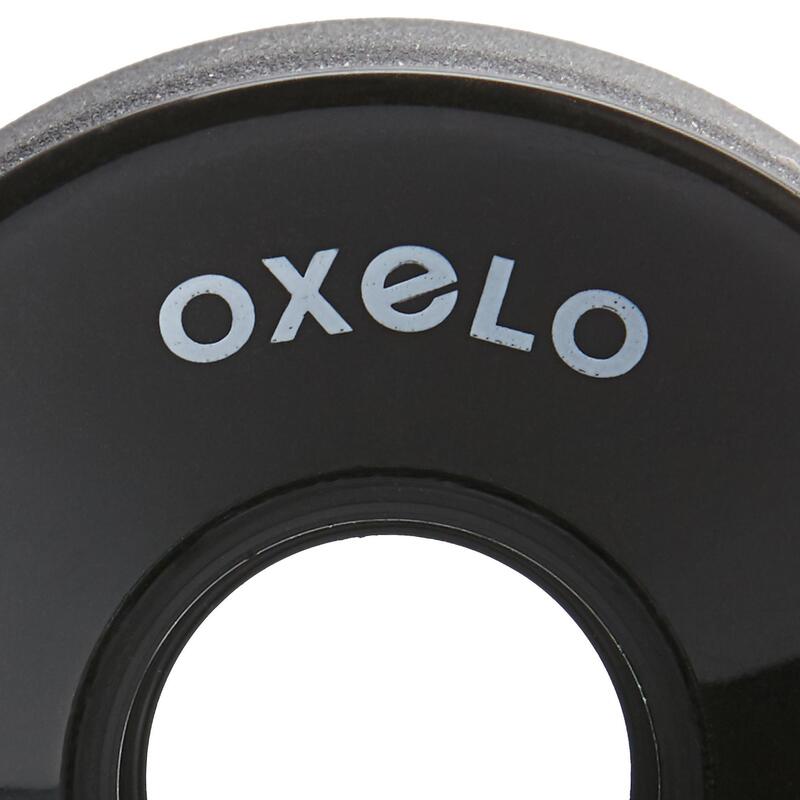 Wielen voor rolschaatsen volwassenen Oxelo 60 mm 82A zwart 4 stuks