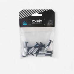 Pack 8+1 vis et 8 entretoises roller PLATINE PLASTIQUE AXES 6mm