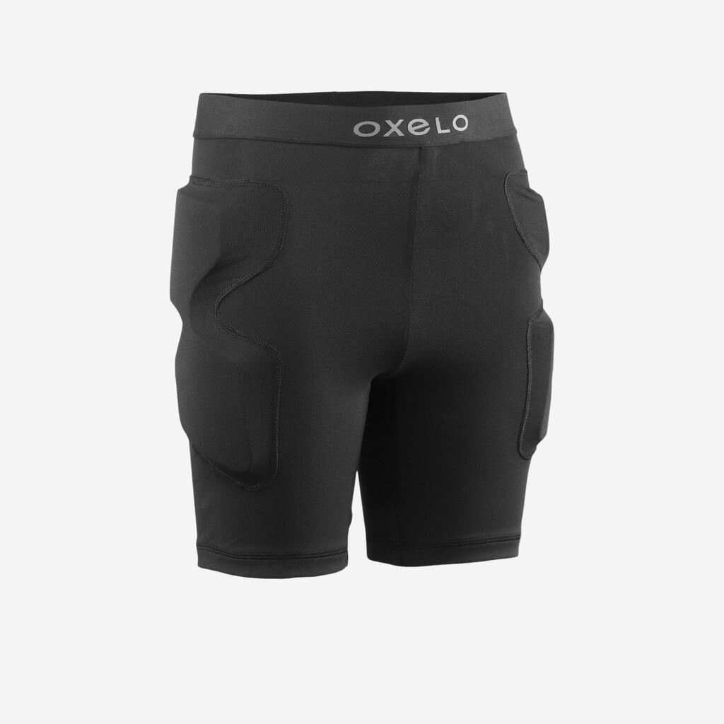 PS100 Kids' Inline Skating Skateboarding Scootering Protective Shorts - Black