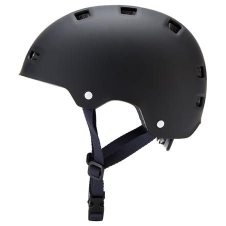 MF500 Inline Skate/ Skateboard/ Scootering Lightweight Helmet Black/Blue- Oxelo