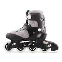 Fit100 Women's Inline Fitness Skates - Grey/Peppermint