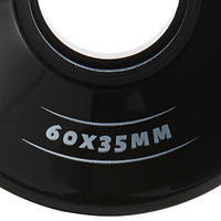 Crni točkovi za rolšue za odrasle 60 mm / 82 A (4 komada)