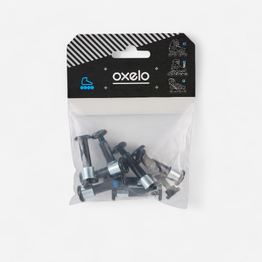 Pack visserie roller en ligne : 8+1 vis et 8 entretoises - PLATINE ALU AXES 8mm