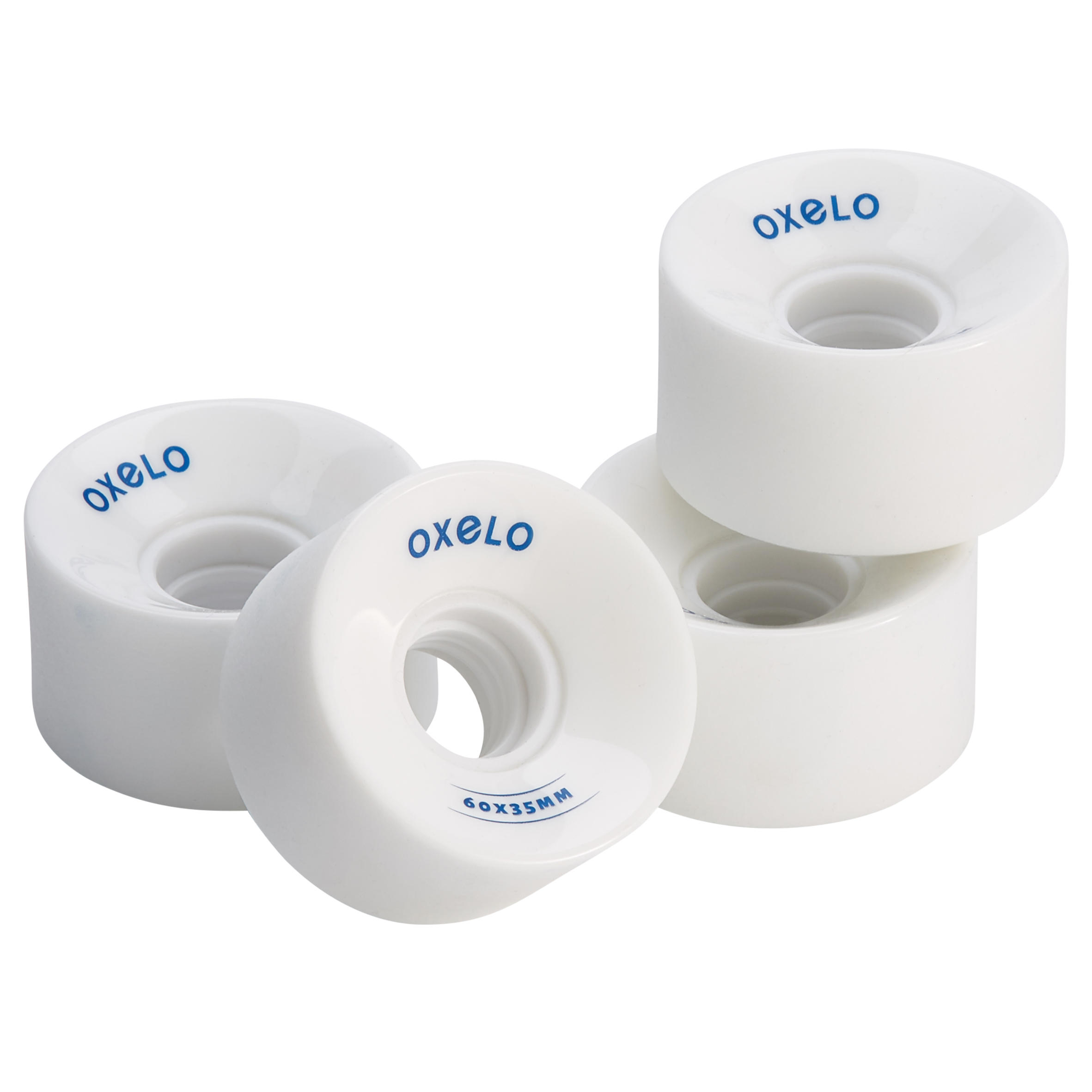 4 Ruedas Roller Quad Oxelo Adulto Blanco 60 mm 82 A 5/5