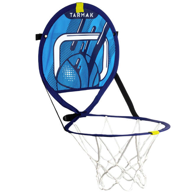 Basketballkorb transportabel Hoop 100 mit Ball blau TARMAK Decathlon