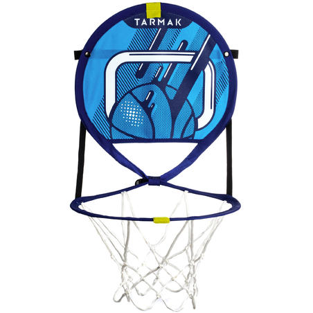 Panier de basket transportable avec ballon pour enfant et adulte HOOP 100 Bleu