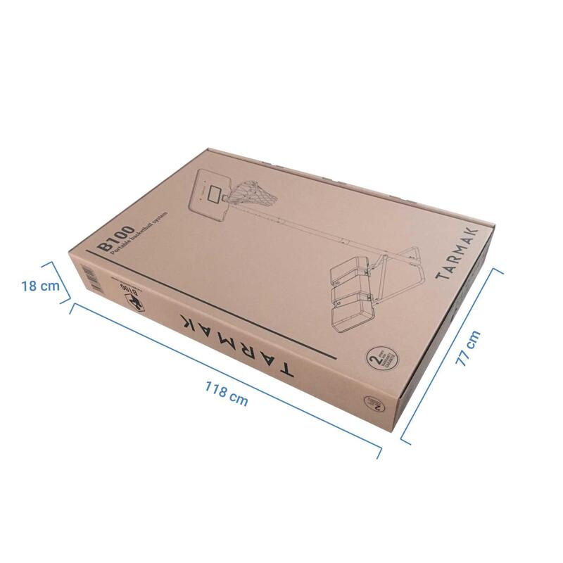 Coș Baschet cu structură de susținere B100 2,20 m - 3,05 m 