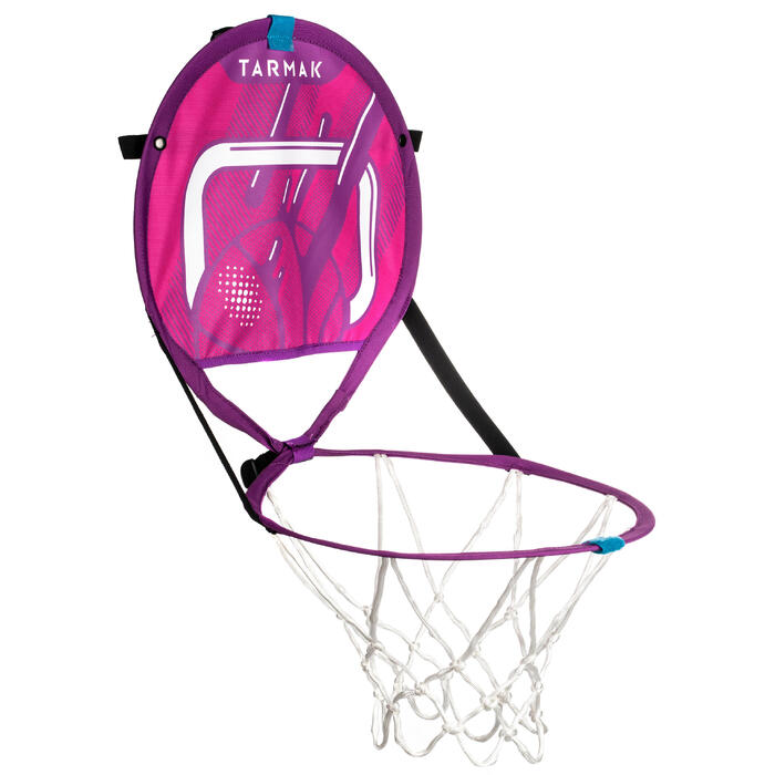 Panier De Basket Transportable Avec Ballon Pour Enfant Et Adulte Hoop 100 Vert Tarmak Decathlon