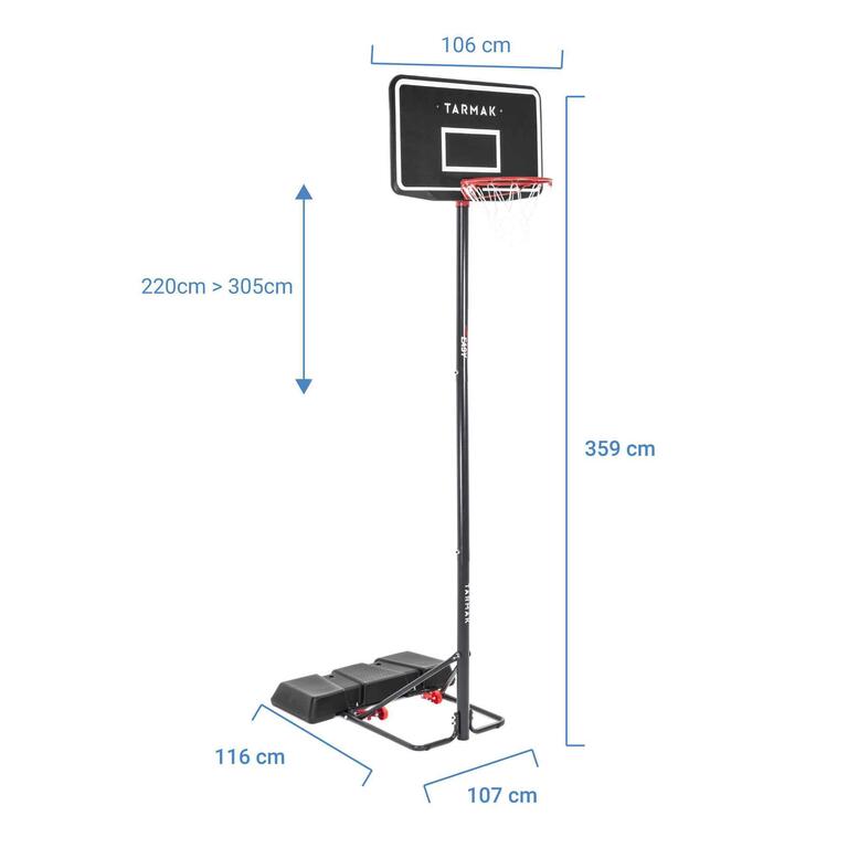 Buy Basketball Backboard Standing B100 Easy ToolFree Adjustment