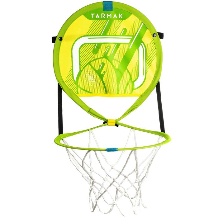 Hoop 100 Kids'/Adult Portable Basketball Basket with Ball Green