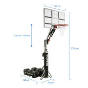 Basketball Standing Backboard B900. Sets up and stores in 2 minutes