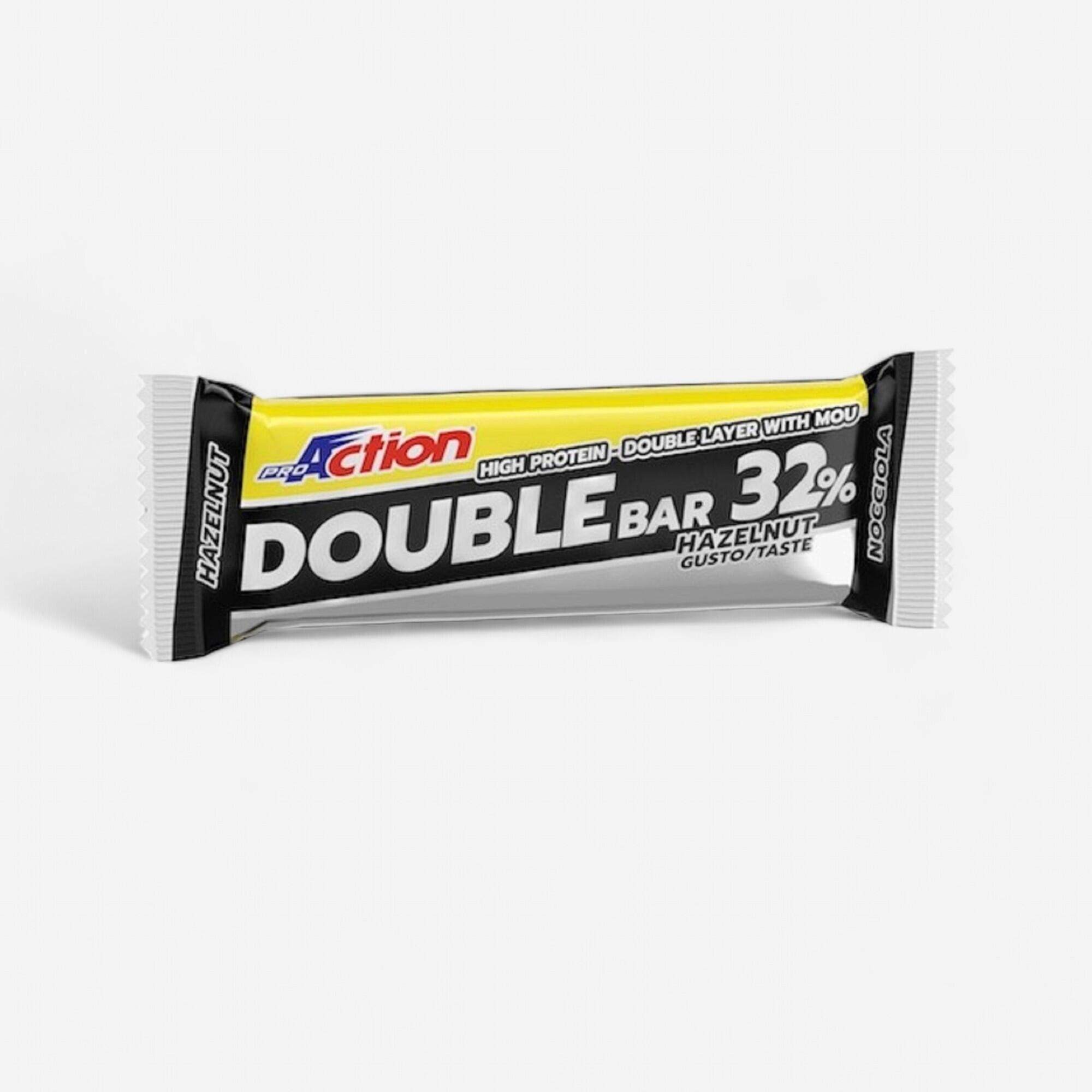 PROACTION Barretta Proteica Double Bar 32% ProAction  Nocciola