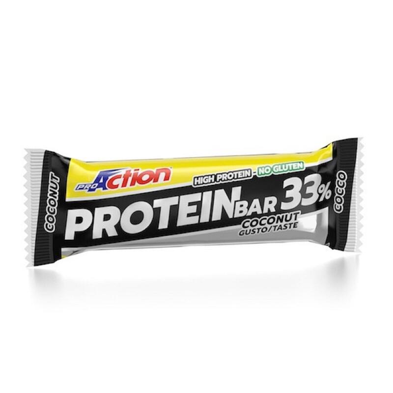 Barretta Proteica Protein Bar 33% Cocco GLUTEN FREE ProAction