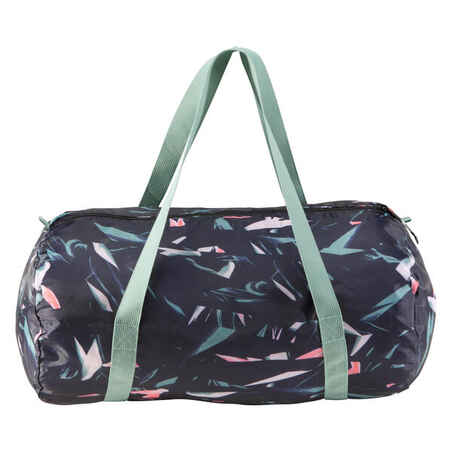 Fold-Down Cardio Fitness Bag 30L - Floral Khaki