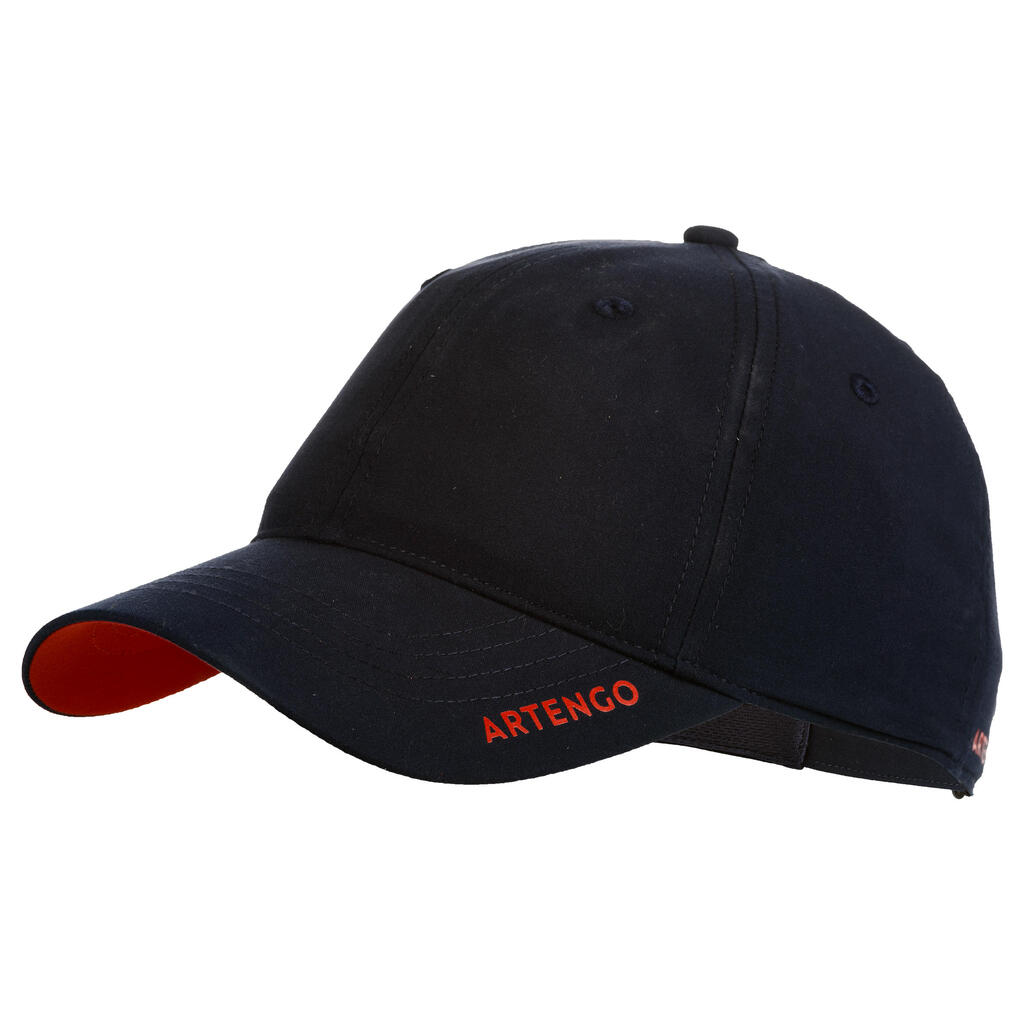 GORRA TENIS PADEL  ARTENGO TC 500 AZUL OSCURO ROJO
