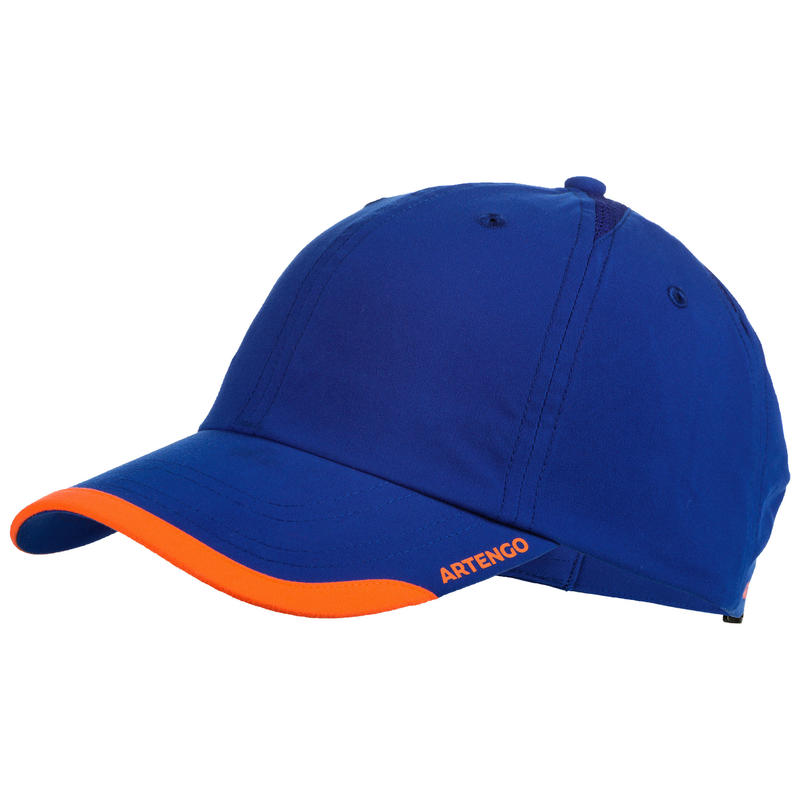 GORRA SUAVE ARTENGO DEPORTES DE RAQUETA TC 100 AZUL NARANJA GORRA SUAVE ARTENGO DEPORTES DE RAQUETA TC 100 AZUL NARANJA