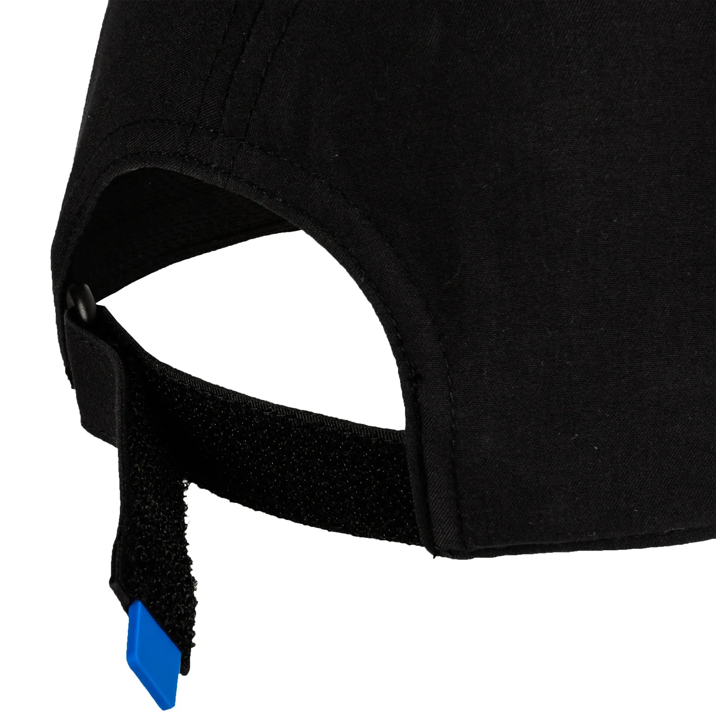 TC 500 Kids' Racket Sports Cap - Black/Blue 7/10