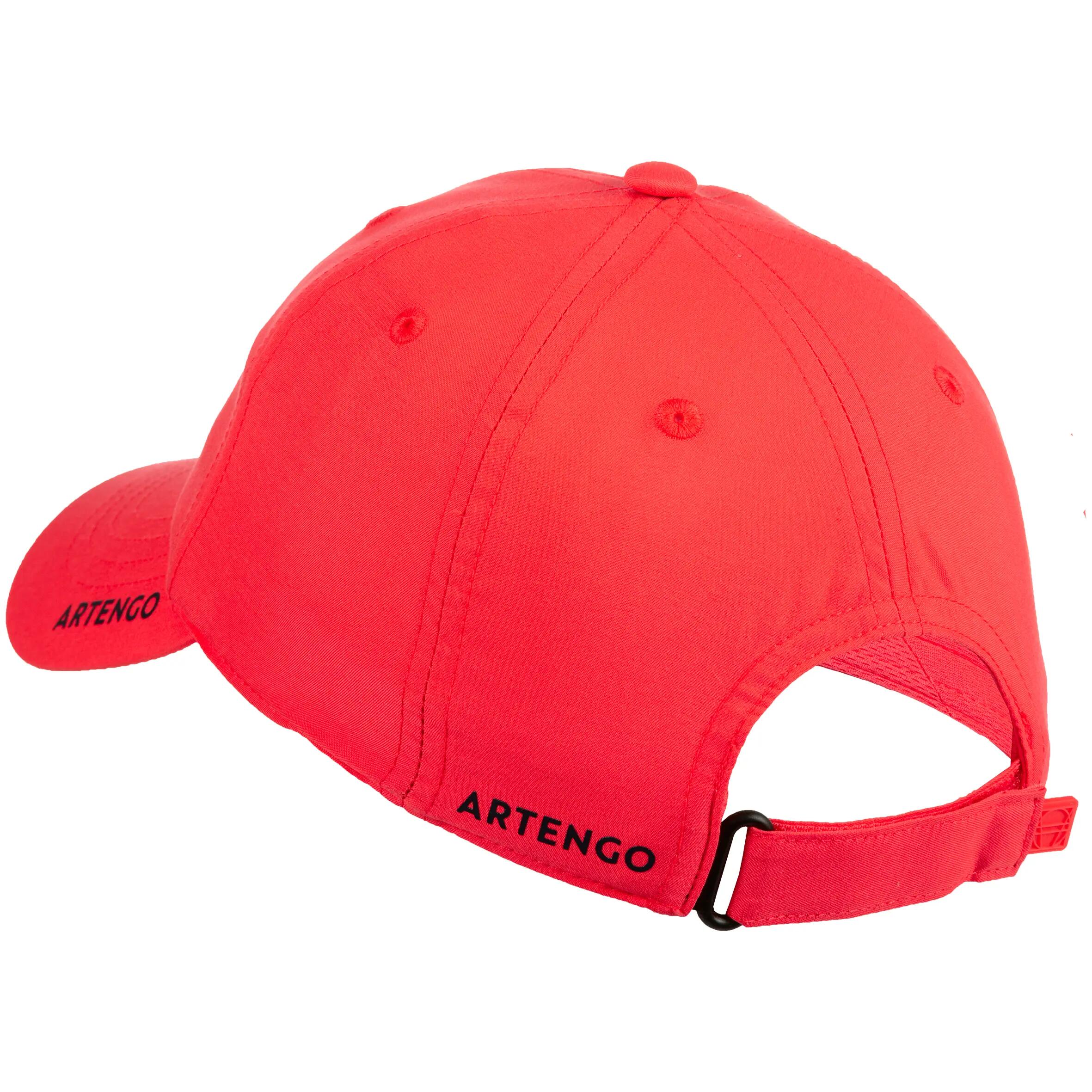 TC 500 Kids' Racket Sports Cap - Pink 5/8