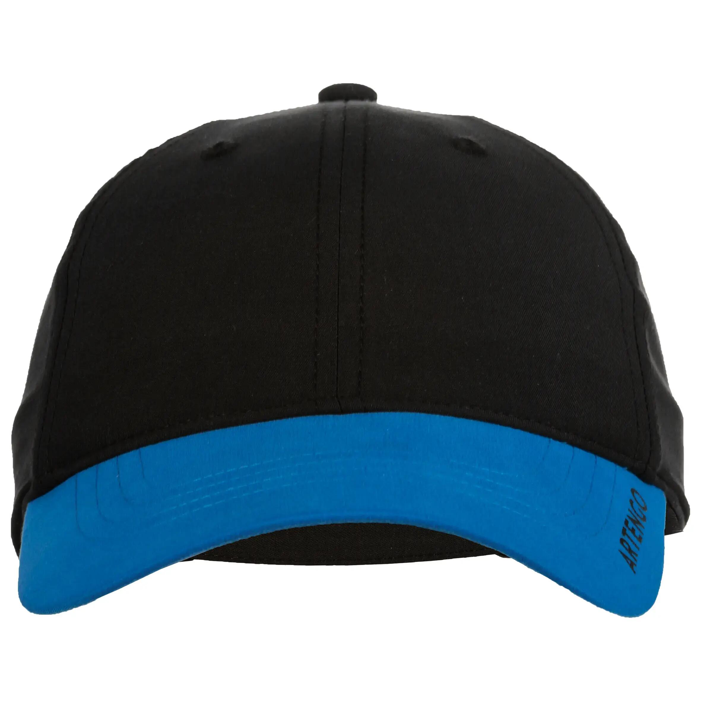 TC 500 Kids' Racket Sports Cap - Black/Blue 2/10